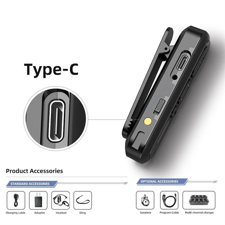 Belt Clip Pocket Walkie Talkie